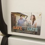 Custom photo magnet