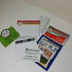 Business card magnets - great for in home advertising